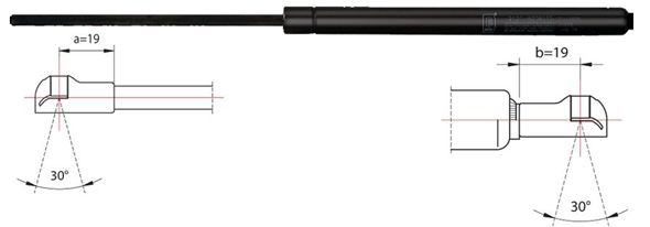 METZGER 2110351 Gasfeder, Heckscheibe